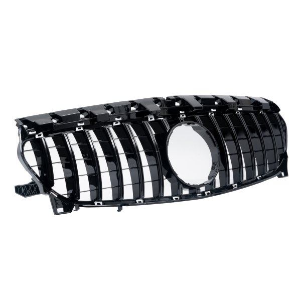 JOM Sports Frontgrill sort hjglans til Mercedes CLA-Klasse C117, 20132019