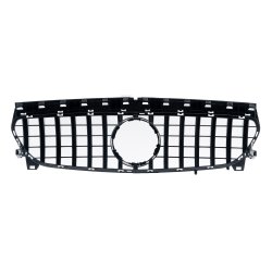 JOM Sports Frontgrill sort hjglans til Mercedes CLA-Klasse C117, 20132019