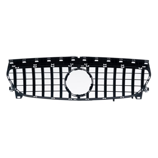 JOM Sports Frontgrill sort hjglans til Mercedes CLA-Klasse C117, 20132019