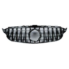 JOM Sports Frontgrill sort hjglans til Mercedes C-Klasse W205, rgang 2019-
