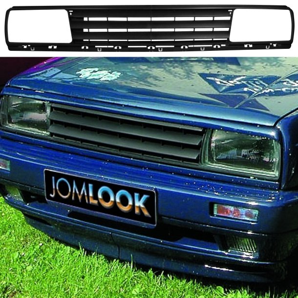 JOM Frontgrill sort uden logo til VW Jetta 2, 1984�1992