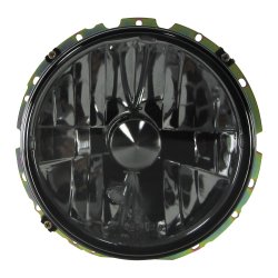 Forlygter klar glas/sort til VW Golf 1