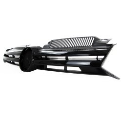 JOM Frontgrill sort VW Golf 6 1K, rgang 10/2008 -10/2012 - u. logo