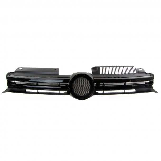 JOM Frontgrill sort VW Golf 6 1K, rgang 10/2008 -10/2012 - u. logo
