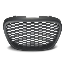 JOM Frontgrill med hony comb gitter sort til Seat Leon 1P rgang 2005-2009 - uden logo