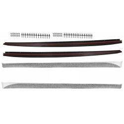 JOM Sideskrter sort mat til BMW 5 Serie F10, 20102017