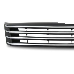 JOM Frontgrill sort/krom til VW Passat B7 (Type 36) rgang 11.2010- - uden logo