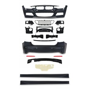 JOM Body kit til BMW 3 serie F30 LCI med PDC huller og HCS, rgang 05.2015-