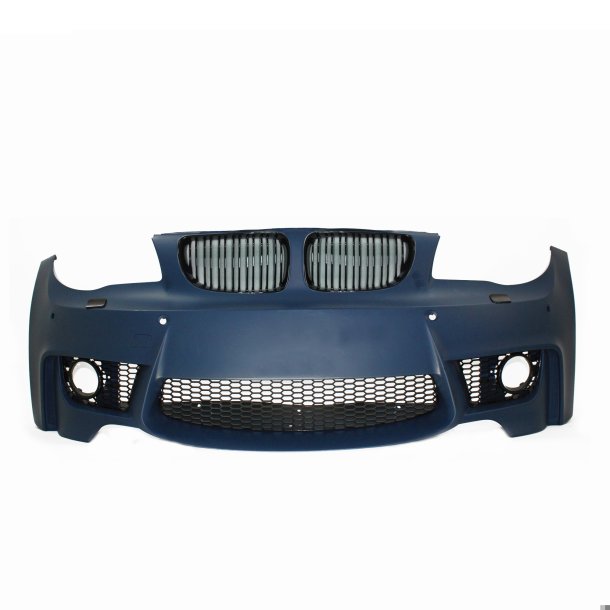 Forkofanger Sports design dobbelt-rib grill i sport design, PDC og SRA  BMW 1 serie E81/E82/E87/E88
