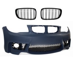 JOM Forkofanger Sports design med dobbelt-rib grill til BMW 1 serie E81/E82/E87/E88, 20042011