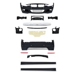 JOM Body kit til BMW 3 serie F30 limousine med PDC huller og HCS, rgang 10.2011-