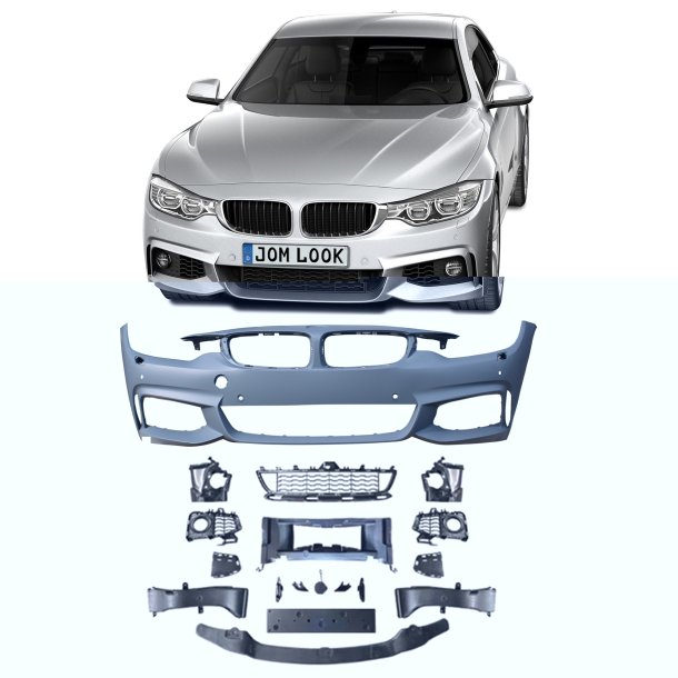 JOM Body kit sports design PDC-udskringer BMW 4 serie F32, 10/2013-