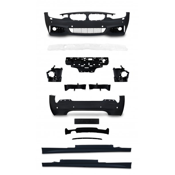 JOM Body kit sports design til BMW 4 serie F32 med PDC huller og HCS, rgang 10.2013-