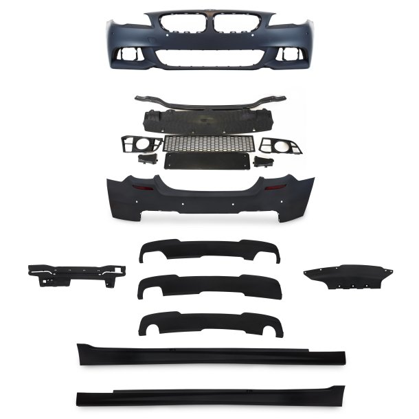 JOM Body kit inkl. sideskrter og PDC-huller til BMW 5 serie F10 LCI, 20132017