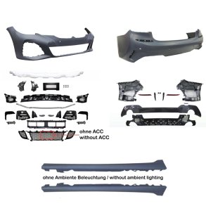 JOM Body kit sportsdesign inkl. sideskrter med PDC-huller og parkeringsass. BMW 3 serie G20, 2019-