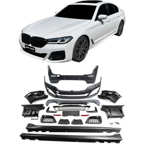 JOM Body kit i sport-design med PDC-huller til BMW 5 serie G30 LCI, rgang 2020-, Sportspakke