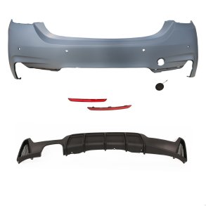 JOM Bagkofanger med diffusor og PDC til BMW 4-serie F32 F33, rgang20142019 med M-pakke