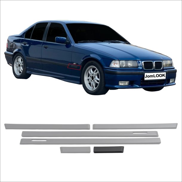 Drliste st sort, 6 dele til BMW 3 Serie E36 Sedan &amp; Touring,19911998