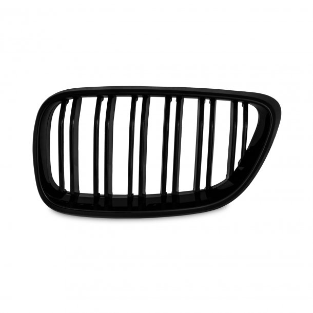 JOM Frontgrill med dobbelt ribbe i blank sort til BMW serie 2 F22/F23 rgang 2013 - 