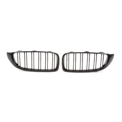 JOM Frontgrill med dobbelt ribbe i blank sort til BMW serie 4 F32/F33/F36 rgang 2013-