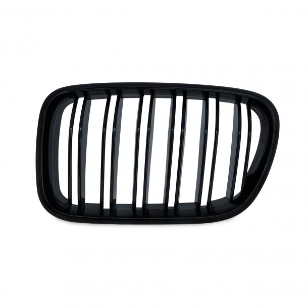 JOM Frontgrill med dobbelt ribbe i blank sort til BMW X3 F25 rgang 2010-2014