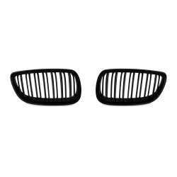JOM Frontgrill med dobbelt ribbe i blank sort til BMW serie 3 E92 rgang 2006-2010
