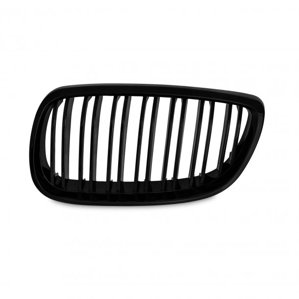 JOM Frontgrill med dobbelt ribbe i blank sort til BMW serie 3 E92 rgang 2006-2010