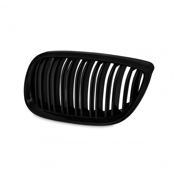 JOM Frontgrill med dobbelt ribbe i blank sort til BMW serie 3 E92 rgang 2006-2010