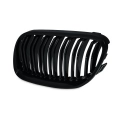 JOM Frontgrill med dobbelt ribbe i blank sort til BMW Serie 3 E92 rgang 2010-2013