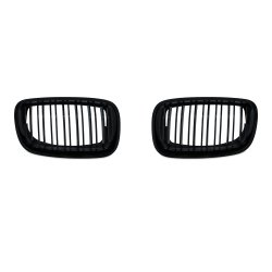 JOM Frontgrill med dobbelt ribbe i blank sort til BMW X5 E70 rgang 2007 -2013 