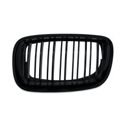 JOM Frontgrill med dobbelt ribbe i blank sort til BMW X5 E70 rgang 2007 -2013 