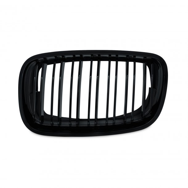 JOM Frontgrill med dobbelt ribbe i blank sort til BMW X5 E70 rgang 2007 -2013 