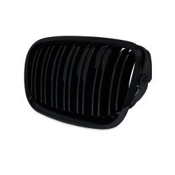 JOM Frontgrill med dobbelt ribbe i blank sort til BMW X5 E70 rgang 2007 -2013 
