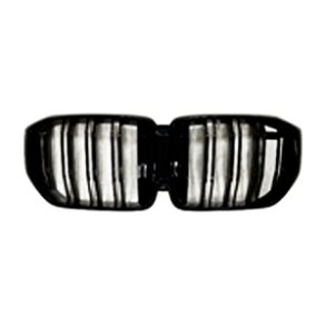 JOM Frontgrill med dobbelt ribbe i blank sort til BMW X5 G05 rgang 2018 - 