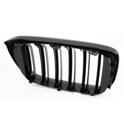 JOM Frontgrill med dobbelt ribbe i blank sort til BMW X3 (G01), 2017-