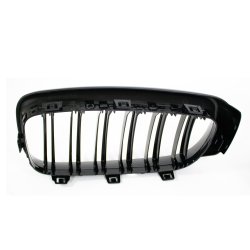 JOM Frontgrill med dobbelt ribbe i blank sort til BMW serie 3 F34 GT, 2013-