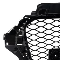 JOM Frontgrill honeycomb i blank sort til Audi A3 8V �rgang 2012-2016