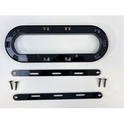 Logoholder Audi, blank sort