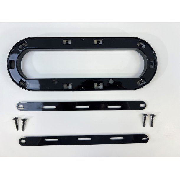 Logoholder Audi, blank sort