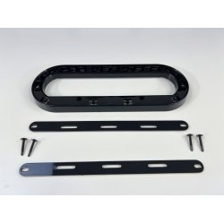 Logoholder Audi, blank sort