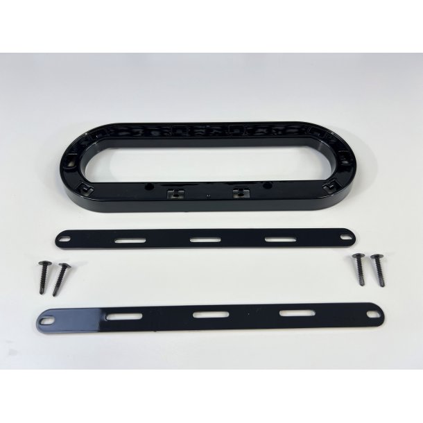 Logoholder Audi, blank sort