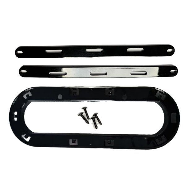 Logoholder Audi, blank sort