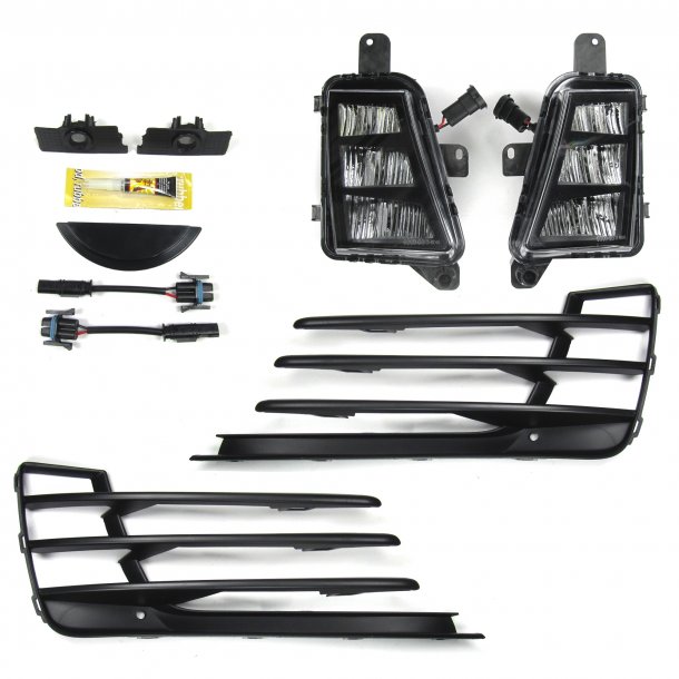  JOM Forkofanger Med grill og tgelygter til VW Golf 7 - med PDC huller