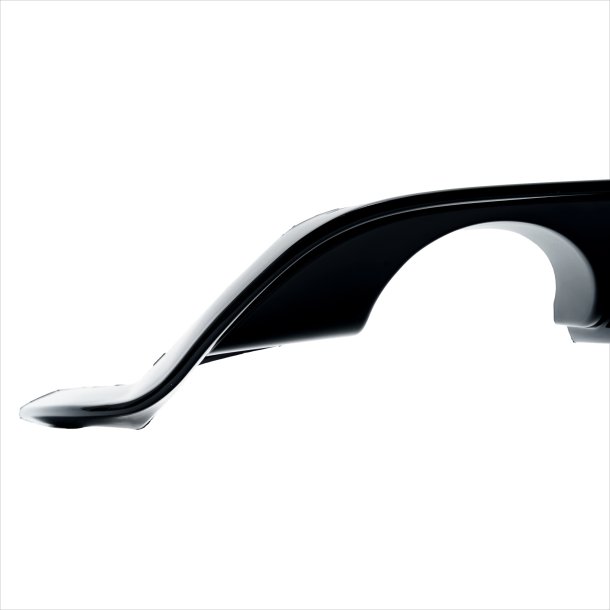 JOM Diffuser sort hjglans i Sport design til VW Golf 7 Facelift, 20172019, Standard, GTI &amp; GTD 