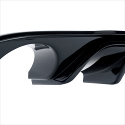 JOM Diffuser sort hjglans i Sport design til VW Golf 7 Facelift, 20172019, Standard, GTI &amp; GTD 