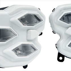 JOM Forkofanger m. grill, PDC og LED lysliste VW Golf 8 Limo, Variant og GTI, 12.2019-