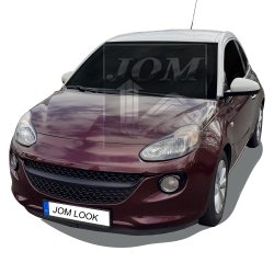 JOM Frontgrill sort til Opel Adam rgang 2012-2019 - uden logo