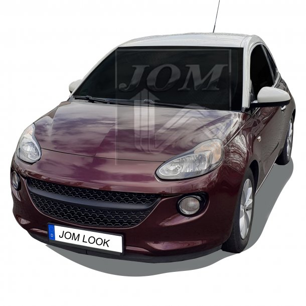 JOM Frontgrill sort til Opel Adam rgang 2012-2019 - uden logo