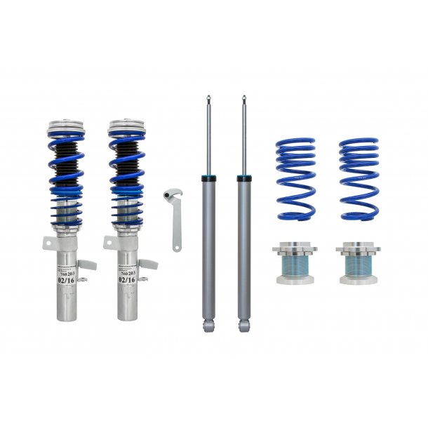 Blue Line - Gevindundervogn til Volvo V40 1.5, 1.6, 2.0 (T2/ T3/ T4/ T5/ D2/ D3/ D3) 