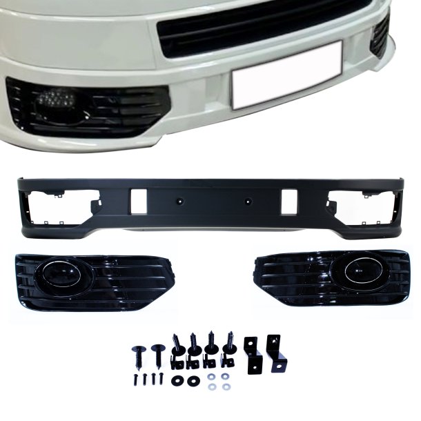 JOM Frontspoiler / Splitter til VW T5 Facelift, 20092015